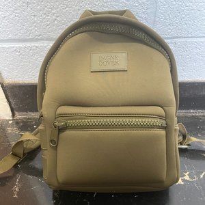 DAGNE DOVER small Dakota Neoprene Backpack in Dark Moss